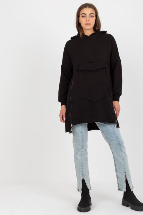 Bluza Damska Model FA-BL-8114.42P Black - Fancy Bluza Damska Model FA-BL-8114.42P Black - Fancy