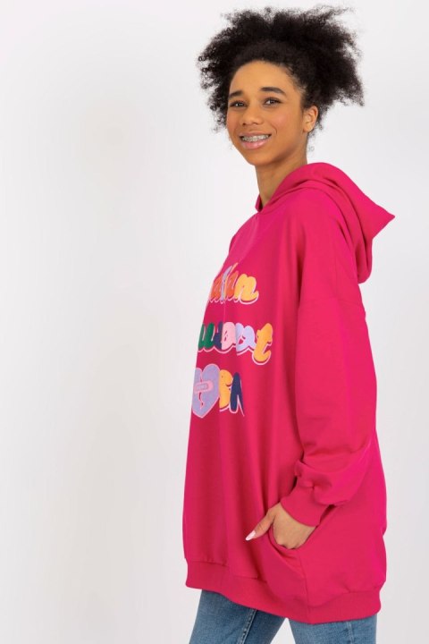 Bluza Damska Model FA-BL-8117.48 Fuksja - Fancy Bluza Damska Model FA-BL-8117.48 Fuksja - Fancy