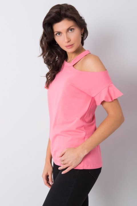 Bluzka Model FA-BZ-6946.93P Pink - Fancy Bluzka Model FA-BZ-6946.93P Pink - Fancy