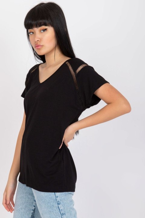 Bluzka Model FA-BZ-7237.40P Black - Fancy Bluzka Model FA-BZ-7237.40P Black - Fancy