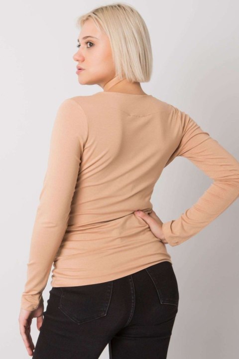 Bluzka Model FA-BZ-7591.89P Beige - Fancy Bluzka Model FA-BZ-7591.89P Beige - Fancy