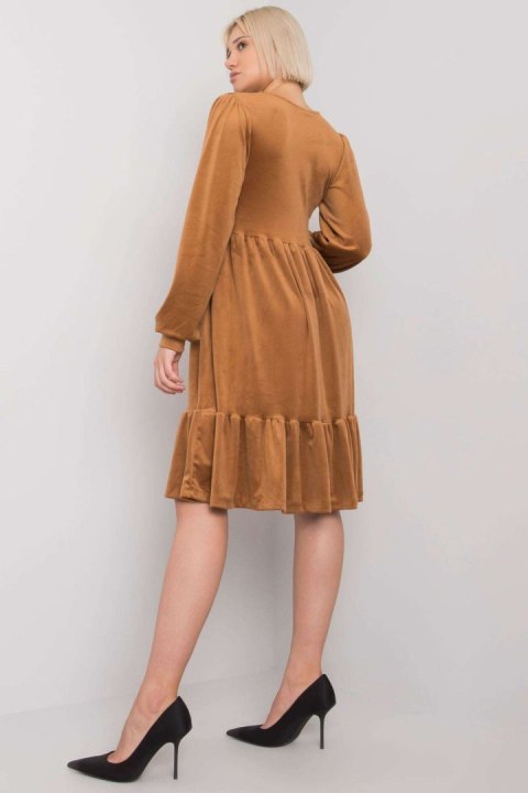 Sukienka Model FA-SK-7530.84P Camel - Fancy Sukienka Model FA-SK-7530.84P Camel - Fancy