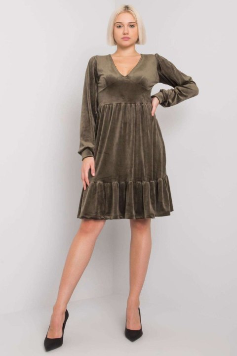 Sukienka Model FA-SK-7530.84P Khaki - Fancy Sukienka Model FA-SK-7530.84P Khaki - Fancy