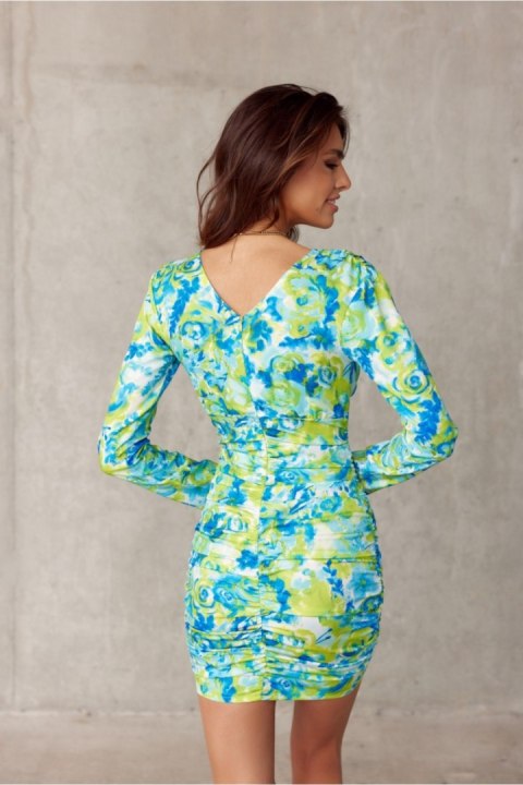 Sukienka Model SUK0389 E21 Green - Roco Fashion Sukienka Model SUK0389 E21 Green - Roco Fashion