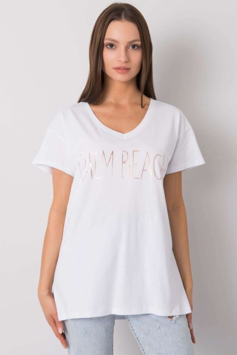 T-shirt Damski Model FA-TS-7198.27P White - Fancy T-shirt Damski Model FA-TS-7198.27P White - Fancy