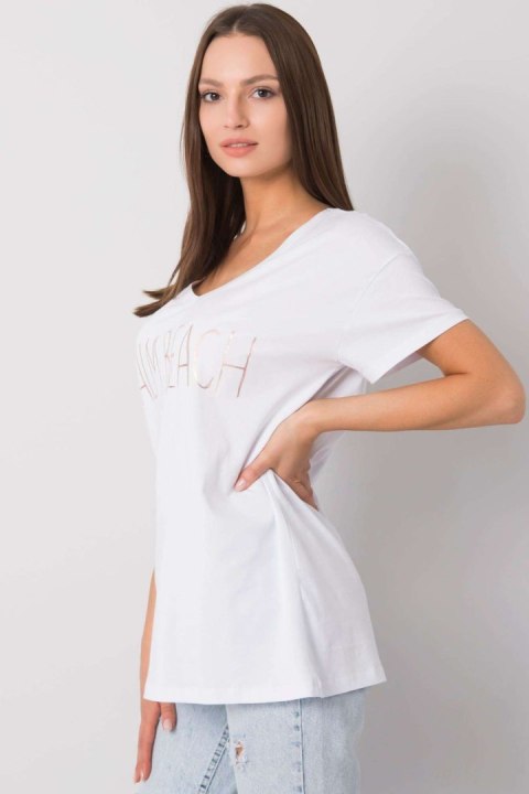 T-shirt Damski Model FA-TS-7198.27P White - Fancy T-shirt Damski Model FA-TS-7198.27P White - Fancy