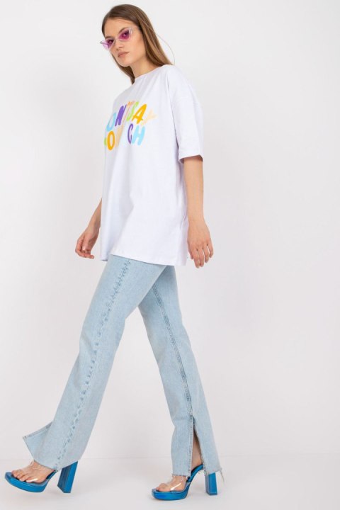 T-shirt Damski Model FA-TS-7733.91P White - Fancy T-shirt Damski Model FA-TS-7733.91P White - Fancy