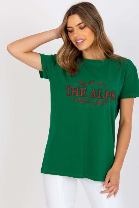 T-shirt Damski model FA-TS-7720.43P Green - Fancy T-shirt Damski model FA-TS-7720.43P Green - Fancy