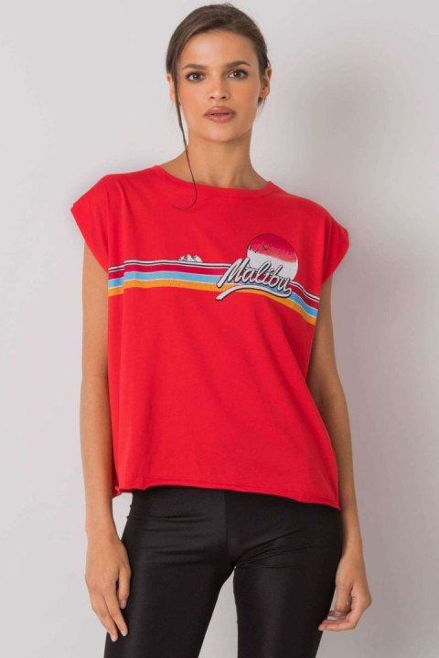 Tshirt Damski Model FA-BZ-7139.73P Red - Fancy Tshirt Damski Model FA-BZ-7139.73P Red - Fancy
