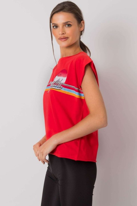 Tshirt Damski Model FA-BZ-7139.73P Red - Fancy Tshirt Damski Model FA-BZ-7139.73P Red - Fancy