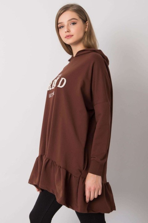 Tunika Model FA-TU-7369.41X Dark Brown - Fancy Hurtownia odzieży on-line, moda damska, bielizna i obuwie dla kobiet - Matterhorn Tunika Model FA-TU-7369.41X Dark Brown - Fancy Hurtownia odzieży on-line, moda damska, bielizna i obuwie dla kobiet - Matterhorn