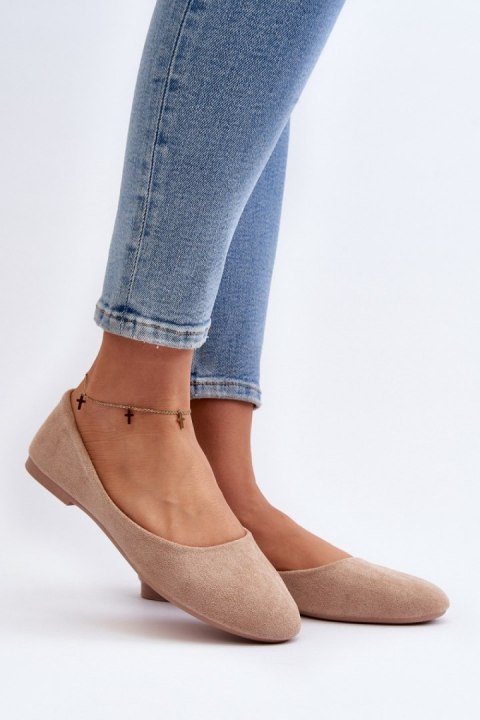 Baleriny Model Lasota 9BL02-1031 Beige - Step in style Baleriny Model Lasota 9BL02-1031 Beige - Step in style