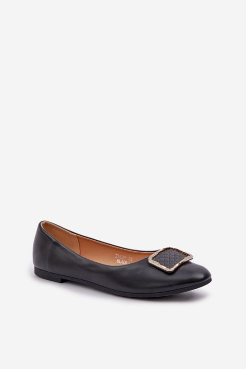 Baleriny Model Tulnelia ZA62P Black - Step in style Baleriny Model Tulnelia ZA62P Black - Step in style