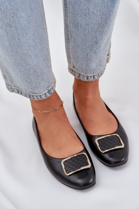 Baleriny Model Tulnelia ZA62P Black - Step in style Baleriny Model Tulnelia ZA62P Black - Step in style