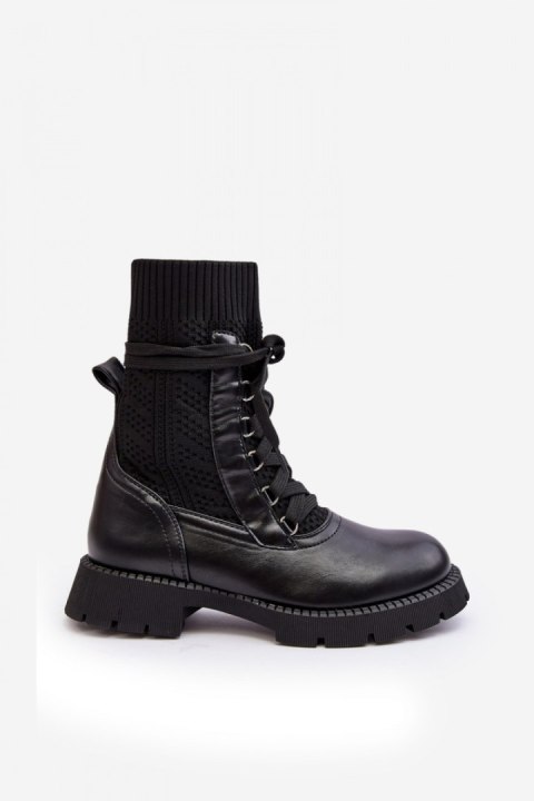 Botki Model Gentiana 8573A Black - Step in style Botki Model Gentiana 8573A Black - Step in style