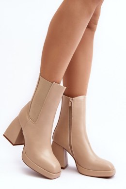 Botki Model Stelares 5892 Beige - Step in style