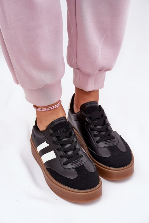 Buty Sportowe Model Elaraven 24SP26-9080 Black - Step in style Buty Sportowe Model Elaraven 24SP26-9080 Black - Step in style