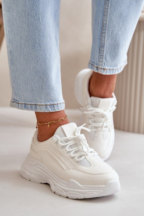 Buty Sportowe Model Lerila 9113 White - Step in style Buty Sportowe Model Lerila 9113 White - Step in style