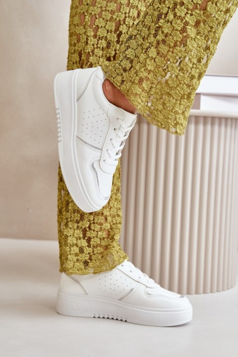 Buty Sportowe Model Mistra MS3107 White/Silver - Step in style Buty Sportowe Model Mistra MS3107 White/Silver - Step in style