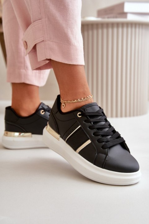 Buty Sportowe Model Nevisase R11 Black - Step in style Buty Sportowe Model Nevisase R11 Black - Step in style