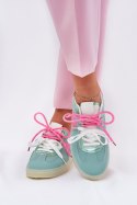 Buty Sportowe Model Zelevelis C2051-7 Mint/Pink - Step in style