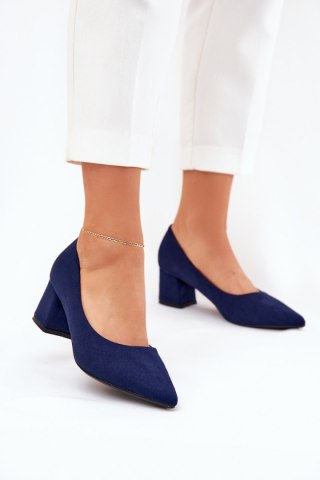 Czółenka Model Merinette KJ-10 Navy - Step in style