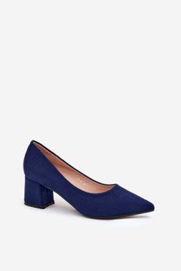 Czółenka Model Merinette KJ-10 Navy - Step in style