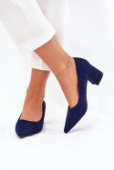 Czółenka Model Merinette KJ-10 Navy - Step in style