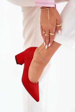 Czółenka Model Merinette KJ-10 Red - Step in style