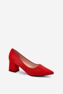 Czółenka Model Merinette KJ-10 Red - Step in style
