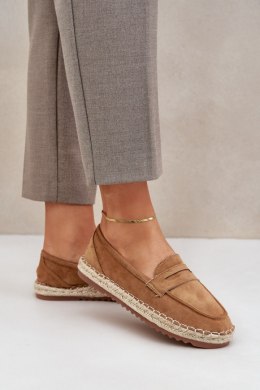 Espadryle Model Shilova LT33-01 Camel - Step in style