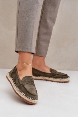 Espadryle Model Shilova LT33-01 Dark Green - Step in style