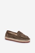Espadryle Model Shilova LT33-01 Dark Green - Step in style