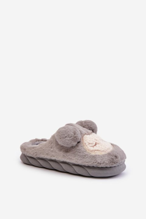Kapcie Model Jozelinetta FA-197 Grey - Step in style Kapcie Model Jozelinetta FA-197 Grey - Step in style