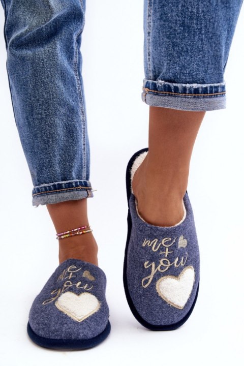Kapcie Model Mabira MD8643 Navy - Step in style Kapcie Model Mabira MD8643 Navy - Step in style