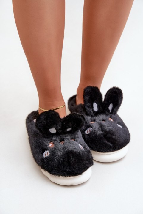 Kapcie Model Natasha FA-196 Black - Step in style Kapcie Model Natasha FA-196 Black - Step in style