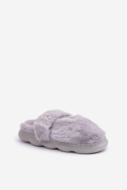 Kapcie Model Primaria YL-318 Grey - Step in style Kapcie Model Primaria YL-318 Grey - Step in style