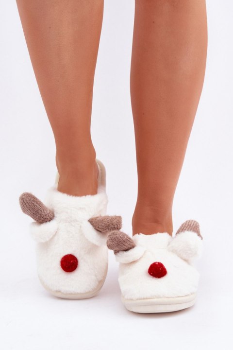 Kapcie Model Sennalith YL-72 White - Step in style Kapcie Model Sennalith YL-72 White - Step in style