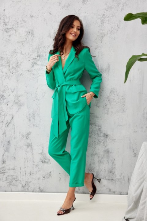Marynarka Model ZIE 0005 Green - Roco Fashion Marynarka Model ZIE 0005 Green - Roco Fashion