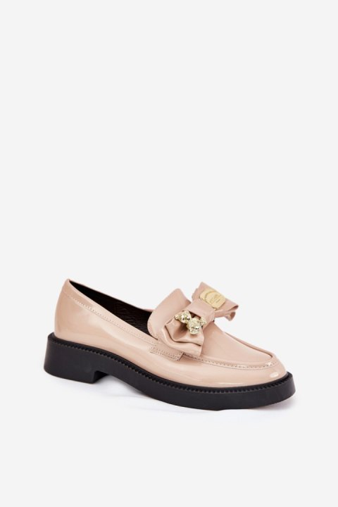 Mokasyny Model Leandriel G1769 Beige - Step in style Mokasyny Model Leandriel G1769 Beige - Step in style