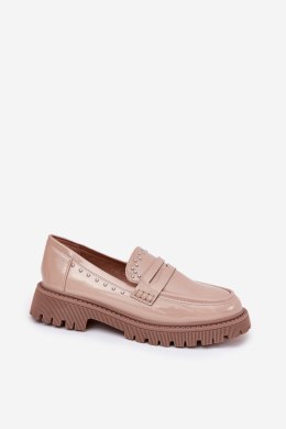 Mokasyny Model Nallae W-28 Beige - Step in style