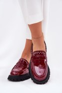 Mokasyny Model Nallae W-28 Bordo - Step in style
