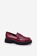 Mokasyny Model Nallae W-28 Bordo - Step in style
