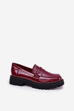 Mokasyny Model Nallae W-28 Bordo - Step in style