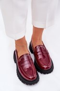 Mokasyny Model Nallae W-28 Bordo - Step in style