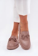 Mokasyny Model Seftass W-2 Khaki - Step in style