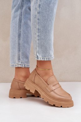 Mokasyny Model Sendall VG278 Beige - Step in style