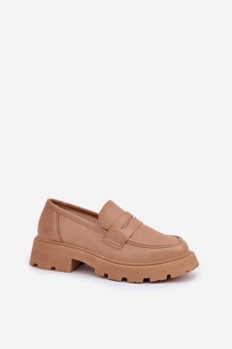 Mokasyny Model Sendall VG278 Beige - Step in style