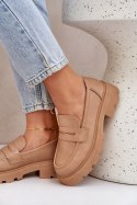 Mokasyny Model Sendall VG278 Beige - Step in style