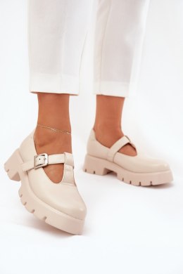 Półbuty Model Venda 1-701 Beige - Step in style